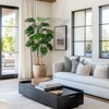 Artificial Scindapsus Aureus Plant Indoor 5FT, Fake Tree with Decorative Planter, Faux Golden Pothos Floor Plants in Pot - 4 of 4