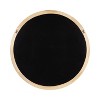 Kate & Laurel All Things Decor 32"X32" Dessa Round Wall Mirror Natural - 4 of 4