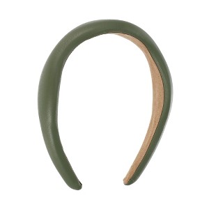 Unique Bargains Women's Classic Irregular PU Headband 6.3"x5.51" 1 Pc - 1 of 4
