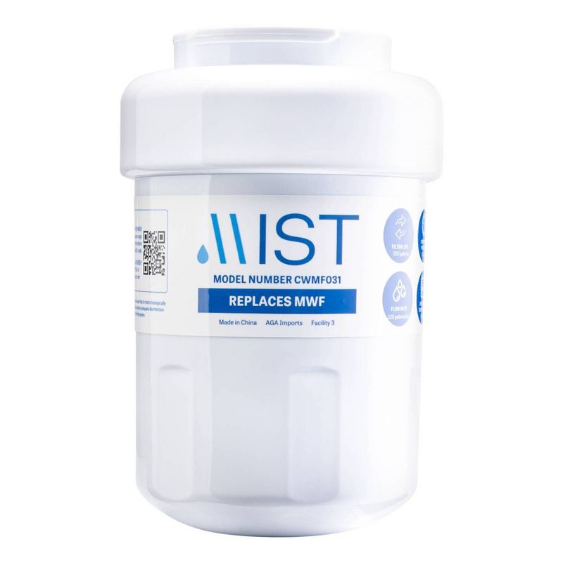 Mist MWF Replacement for GE MWF Smartwater, MWFA, MWFP, GWF, Kenmore 469991 Refrigerator Water Filter Replacement, 3 of 6
