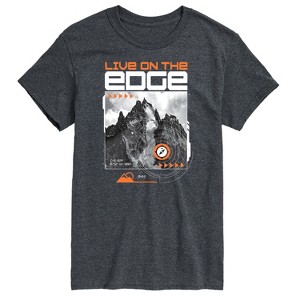 Men's - Instant Message - Live On The Edge Short Sleeve Graphic T-Shirt - 1 of 4