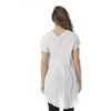 Riviera Sun Lace-Up Casual Tunic Top with Embroidery - 3 of 3