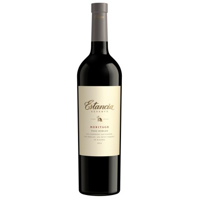 Estancia Estate Reserve Meritage Red Blend Red Wine - 750ml Bottle