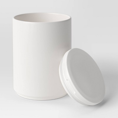 76oz Food Storage Canister White - Threshold Ceramic Kitchen Container with Lid, Snack  Storage