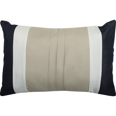 Navy and Grey Microfiber Queen 7-Piece Comforter Set