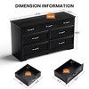 NicBex Metal Handles Modern Storage Dresser with Drawers for Bedroom & Living Room - 3 of 4