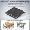 Costway Outdoor Chair Cushion Set of 2/4/6 Waterproof Fade-Resistant Olefin Seat Cushions Brown/Navy/Gray/Black - 3 of 4