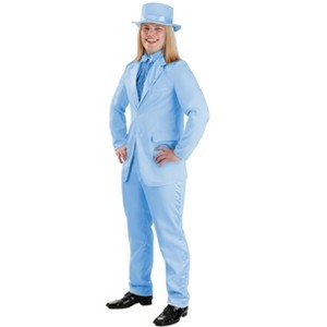 HalloweenCostumes.com Small  Men  Blue Tuxedo Men's Costume | Movie Costumes, Blue - 1 of 4
