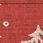 red background christmas tree b