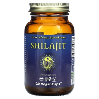 HealthForce Superfoods Shilajit, 120 Vegan Caps (200 mg per Capsule)