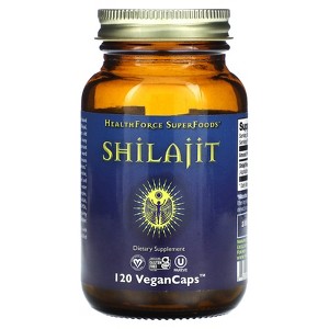 HealthForce Superfoods Shilajit, 120 Vegan Caps (200 mg per Capsule) - 1 of 4