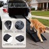 TopComfy Pet Step and Ramp Four Fold Portable Non Slip Surface Sturdy Design for Dogs Cars SUVs Trucks Home Use, Black, 17.7"*19.3"*6.3" - 2 of 4