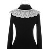 Elerevyo Women Rhinestone Detachable Fake Peter Pan Collar Little Shawl 1 Pc - 3 of 4