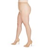 Memoi Ultra Sheer Control Top Pantyhose Beach Sand XL - 3 of 4