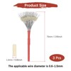 Unique Bargains Silicone High Wear Resistance Elasticity Weather Resistance Fishing Bobber Stops 200 Pcs - 3 of 4