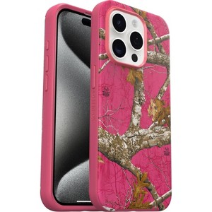 OtterBox SYMMETRY SERIES case w/ MagSafe for iPhone 15 Pro - RealTree Flamingo  (77-93352) - 1 of 3
