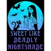 Juniors Womens The Nightmare Before Christmas Sally Sweet Like Deadly Nightshade T-Shirt - 2 of 4