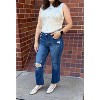 Women's Receptive High Rise Kick Flare Jeans - LOVERVET - 2 of 3