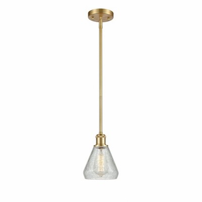 Conesus - 1 Light Mini Pendant In Industrial Style-10 Inches Tall and 6 Inches Wide