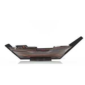 Dhow Boat Sushi Tray – 8.5 in – Wooden Serving and Display Boat By Old Modern Handicrafts - 1 of 4