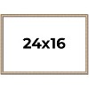 PosterPalooza | Minimalist Silver Picture Frame - UV Acrylic, Backing Board, Hanging Hardware Included - 2 of 4