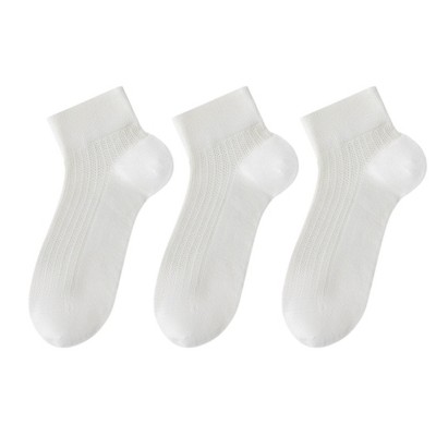 Anna-Kaci 3-Pack Women's Cotton Ankle Socks Breathable Odor Free Cooling Comfort
