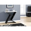Monarch Specialties Accent Table Console Entryway Narrow Sofa Living Room Bedroom Laminate Grey Black Contemporary Modern - 2 of 4