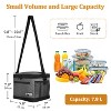 Tirrinia Insulated Small Lunch Bag with Adjustable Shoulder Strap, Leakproof Reusable Lunch Cooler Bag, Portable Lunch Boxs for Back-To-School - 3 of 4