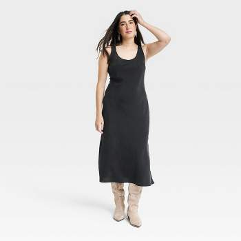 Women's Scoop Neck Strappy Midi Slip Dress - Future Collective™ With Reese  Blutstein Dark Gray Xl : Target