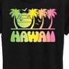 Women's - Instant Message - Hawaii Tropical Paradise Rainbow Short Sleeve Graphic T-Shirt - 2 of 4