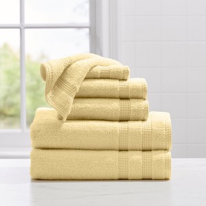 BrylaneHome 6Pc Waffle Thermal Quick Dry Bath Set - 1 of 1