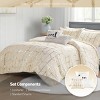 Stylish Geometric Metallic Print Comforter Set, All Season Home Textile for Modern Bedroom Decor, Valentine's Day Gifts - 2 of 4