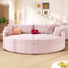 Whisen 102.3" Oversized Double Chaise Lounge Sofa & Sofa Bed, Sofa Couch with Deep Seat - 2 of 4