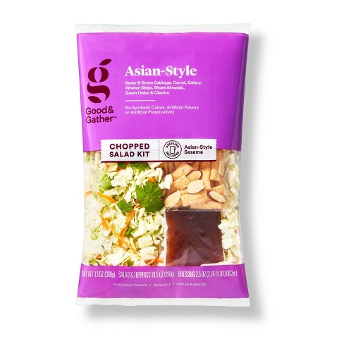 Produce - Organic Packaged Chopped Salad Kit, Asian Inspired at Whole Foods  Market