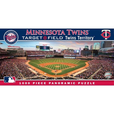 MasterPieces MLB Minnesota Twins 1000 Piece Stadium Panoramic Jigsaw Puzzle