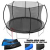 YONWAY 12FT Outdoor Trampoline, with Enclosure Net and Ladder, 400 LBS, Curved fence pole - 4 of 4
