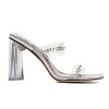 New York & Company Zeta Emb Women's  Band Lucite Mule - 2 of 4
