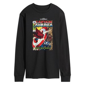 Men's - Marvel - Captain America Comic Book Issue 4 Long Sleeve Graphic T-Shirt - 1 of 4