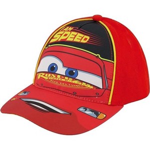 Disney Cars Lightning McQueen Baseball Cap, Toddler Boys - 1 of 4