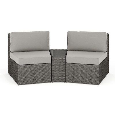 gray cushions/gray frame