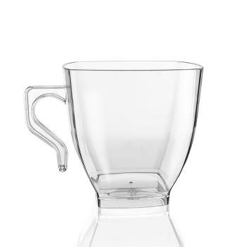Amici Home Tazotta Coffee Mug, Tempered Clear Italian Glassware, Dishwasher  And Microwave Safe, 22 Ounce Capacity, Set Of 4, : Target