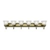 Livex Lighting Belmont 6 - Light Vanity in  Antique Brass - 4 of 4