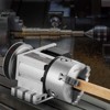 VEVOR Dividing Head, K11-100mm 3-Jaw Chuck, CNC Router Milling Machine Rotational Axis 4th Axis A Axis Indexing Head, Silver - 2 of 4