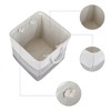 REGALWOVEN Cotton Collapsible With Handles Storage Open Storage Bins 3 Pcs - 3 of 4