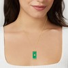 Ross-Simons Jade "Good Fortune" Pendant Necklace in 10kt Yellow Gold - 2 of 3