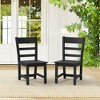 Arceso Armless HDPS Outdoor Dining Chairs, Weather-Resistant Patio Chairs, 350 lb Support, for Lawn, Garden, Backyard or Indoor Use - 2 of 4