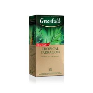 Greenfield Tropical Tarragon Oolong Tea 25 Tea Bags, 37.5g - Exquisite Tea Blend, Bringing Refreshing Oasis to Your Cup - 1 of 1