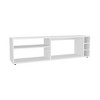 63" Wood Modern TV Stand with Six Shelves for 60" TV Capacity for Living Room and Bedroom - 3 of 4