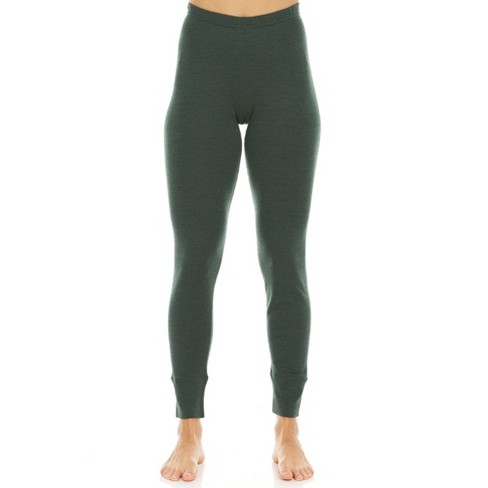 Merino Wool Pants - Midweight Base Layer | Bottom | Underwear | Thermal |  Olive
