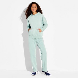 Women's Oversized Hooded Pullover Sweater - Wild Fable™ Slate Blue